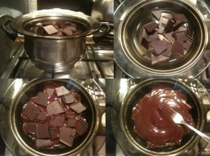 Topienie czekolady